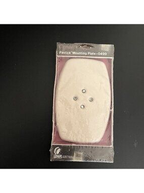 Lenape Carousel Mounting Plate 0499 Ceramic Porcelain Clip-On Fastick Bone Tone
